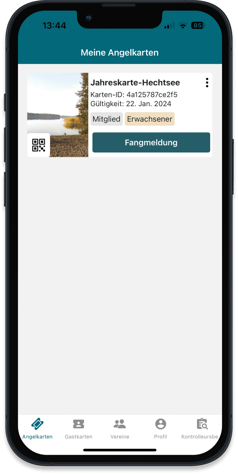 Funktionen App für Angler