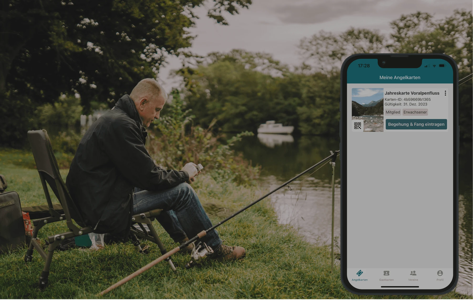 Angelkarten online per App kaufen